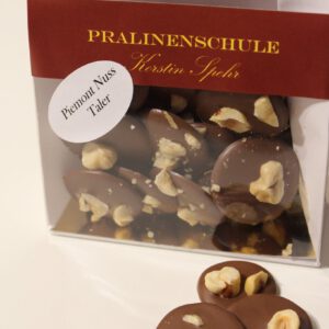 Schokoladen Taler mit Piemontnuss